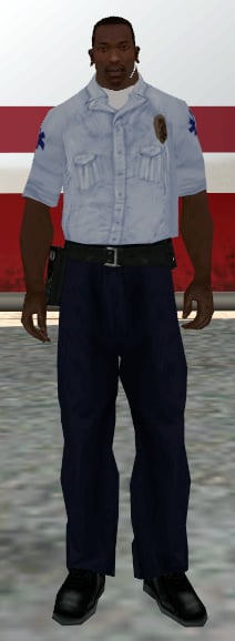 This is the Avatar Image for the GTA V Medics: White Paramedic AI Voice and Text to Speech Generator